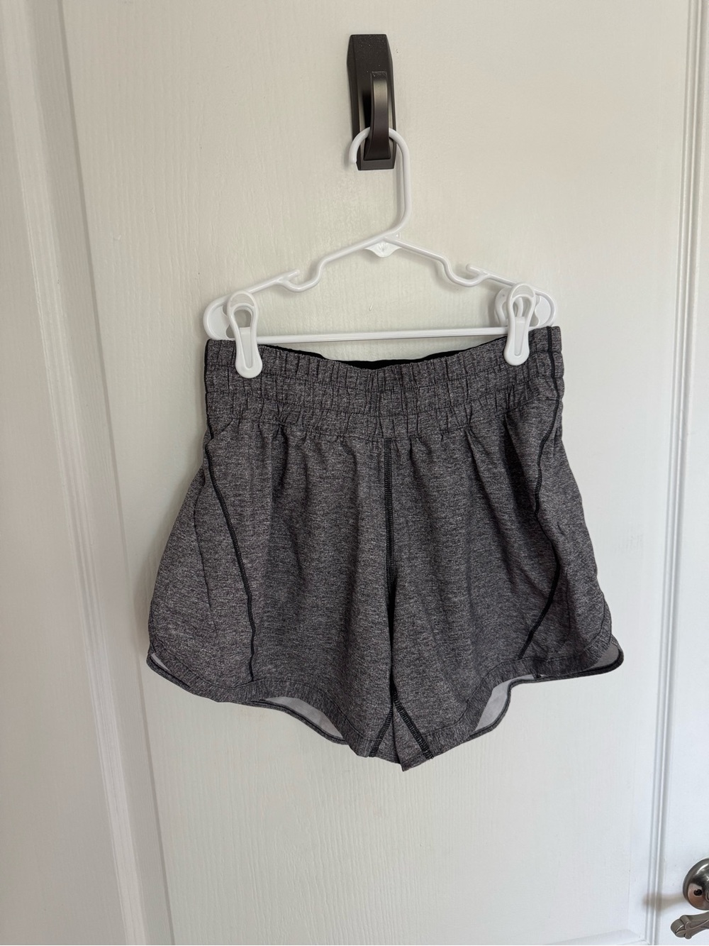 lululemon athletica Heathered Charcoal Women's Athletic Shorts